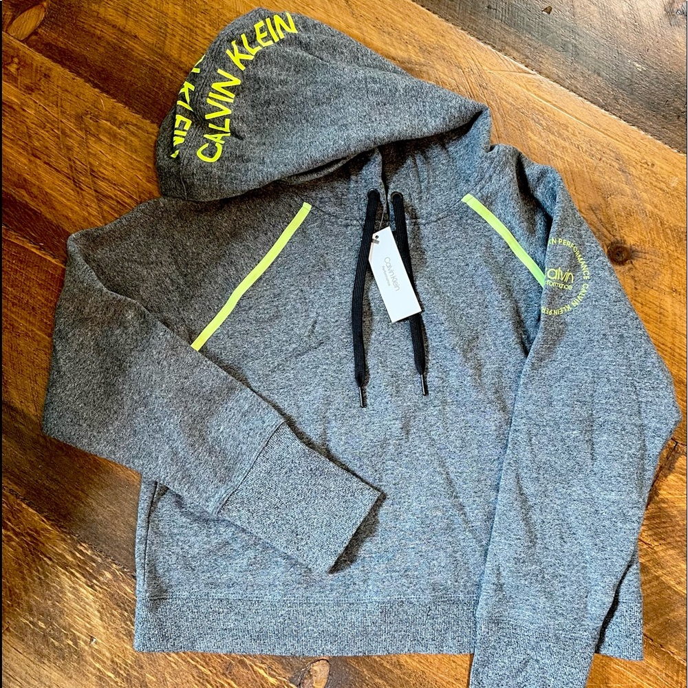 NWT Calvin Klein Performance Hooded Sweater